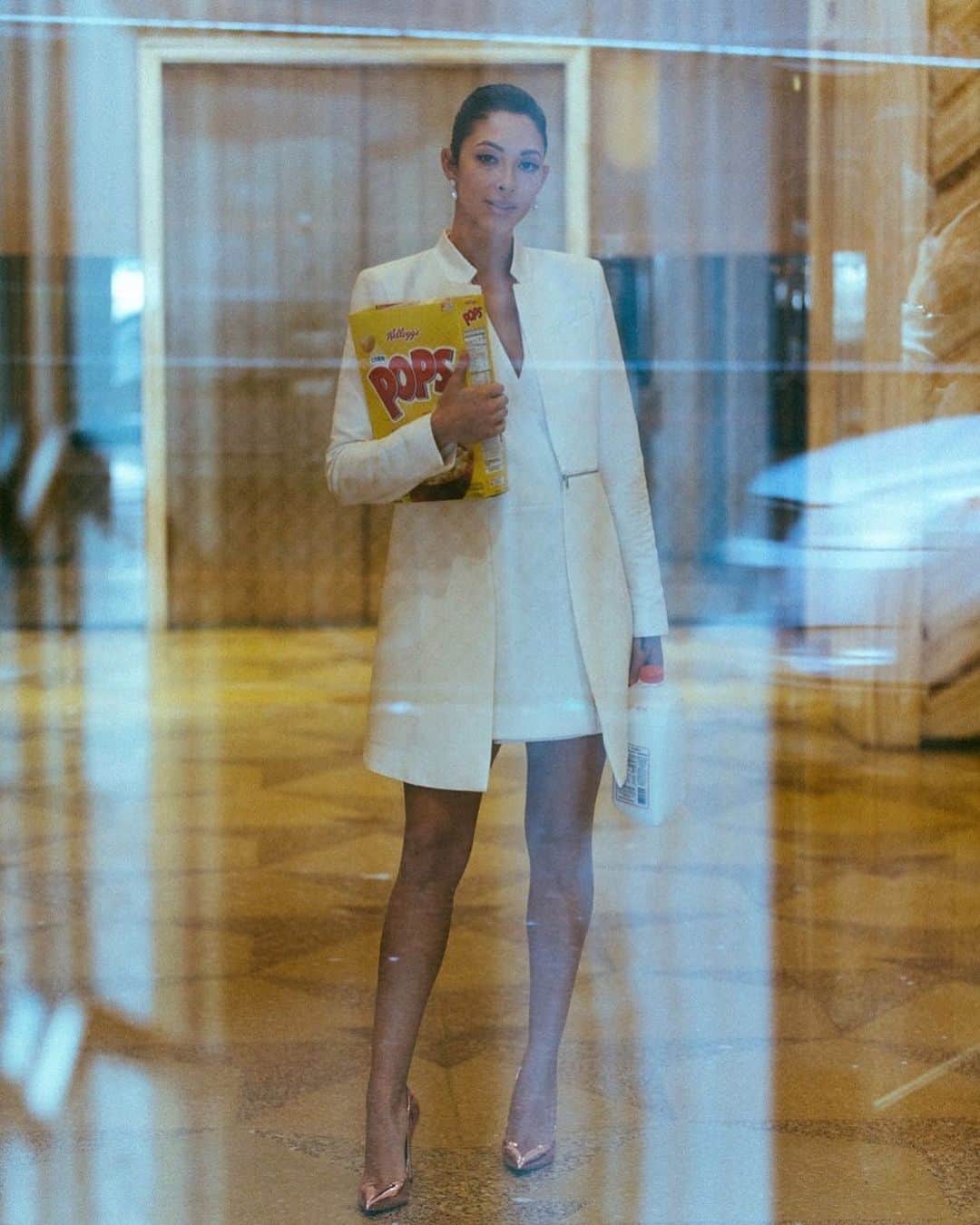 ジョーディン・テイラーのインスタグラム：「America’s Next Pop Model 🥣」