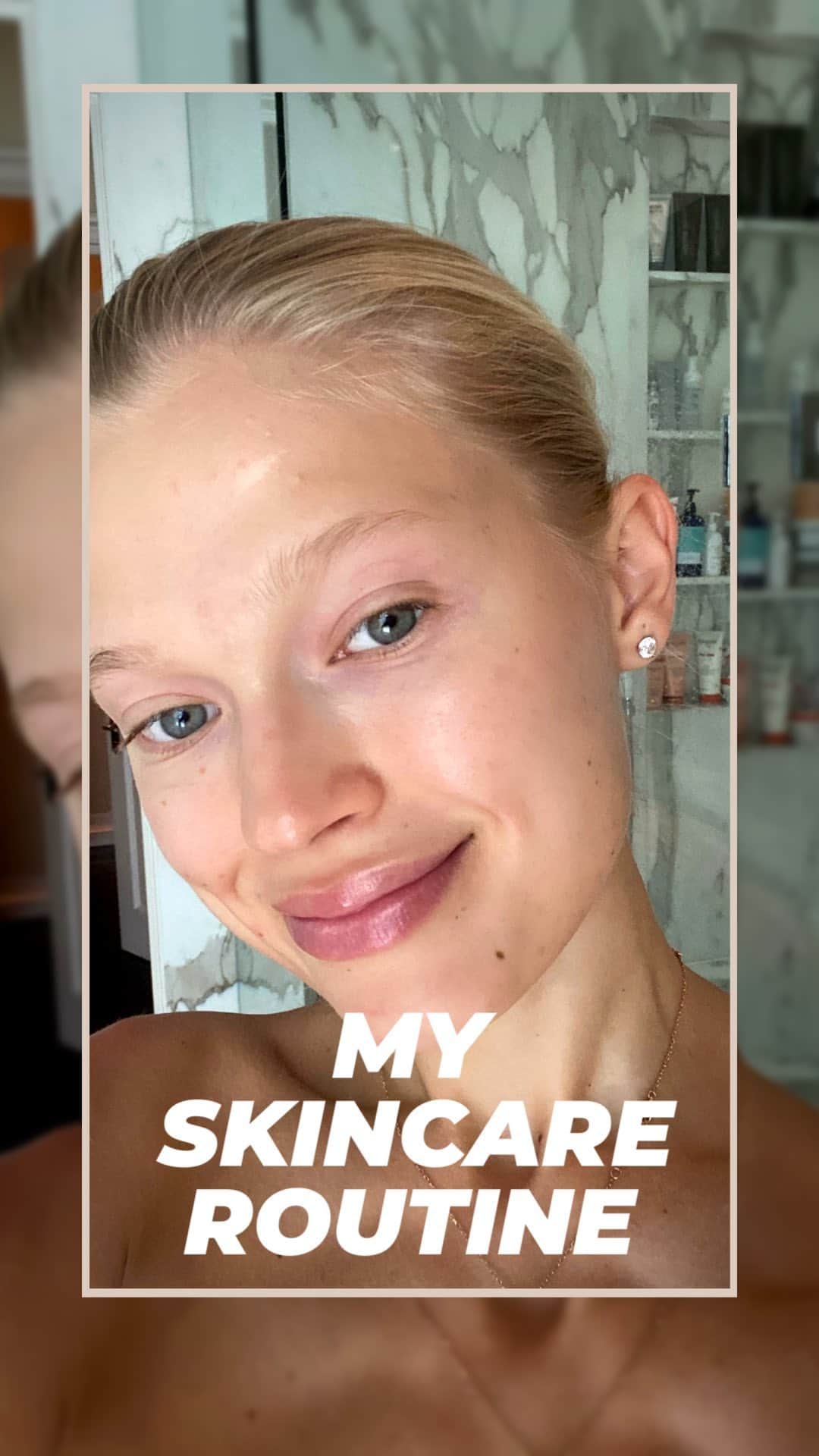 ヴィタ・シドルキナのインスタグラム：「Here is my updated version of skincare routine and here is my real skin with no filters, Facetune or makeup😊 I’m always looking to try something new, so maybe you can share 1 of your most favorite skincare products bellow this video👇🏻💚 Cleansing products: •Dermalogica- cleansing gel •La sultane de Saba- black soap •Pai-Rosehip Cleansing Oil  Moisturizers: •Agent Nature-hyaluronic pearl& rose toner •Dr.Sebagh- serum repair •Mimi Luzon -Cyber C serum •Dr.Sebagh -high maintenance cream •Tata Herper- Restorative Eye cream  Masks: •Mesaltera by dr.Mikhaylova- Face lotion-peeling •Dr.Sebagh-skin perfecting mask •Dr.Sebagh -Rose Hydrating mask •Alma- clay mask •Carità-Ideal hydration  Sunscreen: •Elta MD-UV clear SPF46」