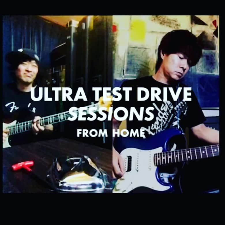 日野賢二のインスタグラム：「Fender Ultra Test Drive  Sessions From Home  Jam w/guitarist Michiya Haruhata (春畑道哉) is Viral! #fenderultra #tube #jinobass #fenderultrajino #haruhatamichiya  https://youtu.be/thfEfgjTCyM」