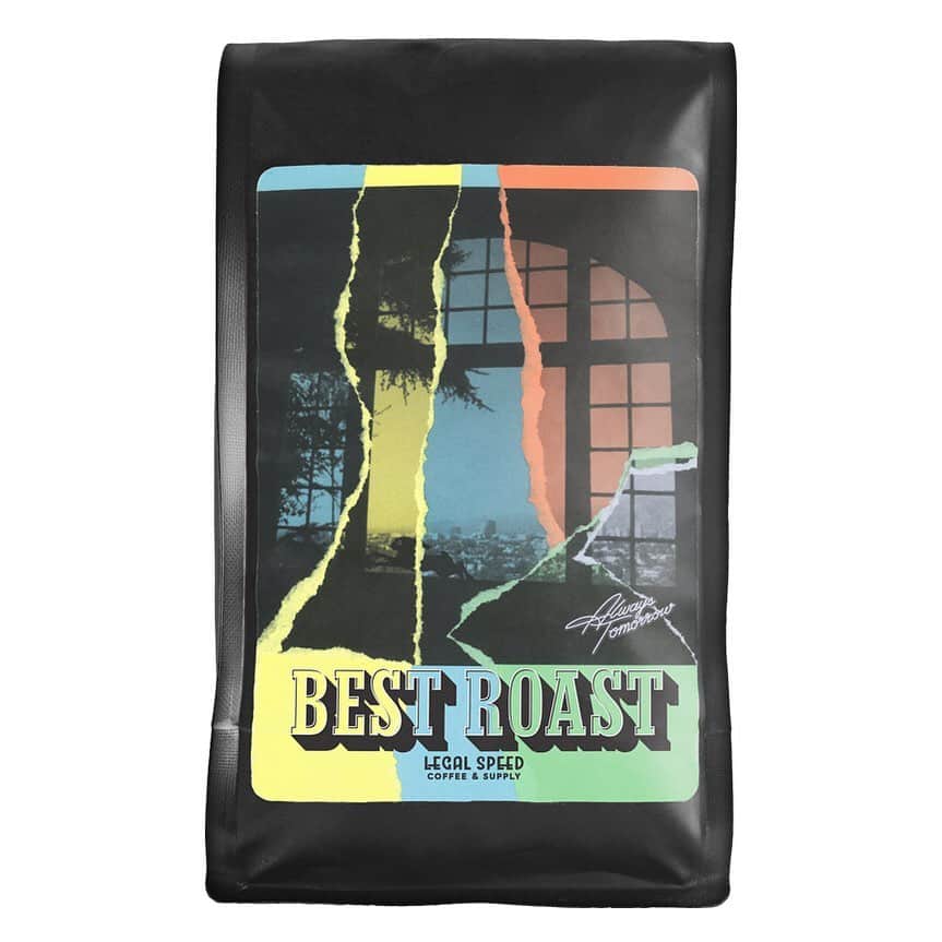 ベスト・コーストのインスタグラム：「The world got you feeling lazy and down? Same. That’s why we partnered with @legalspeedcoffee to bring you Best Roast (lol) available for pre-order now, link in bio. We are donating a portion of the proceeds to @feedingamerica ❤️ Enjoy ☕️☕️☕️」