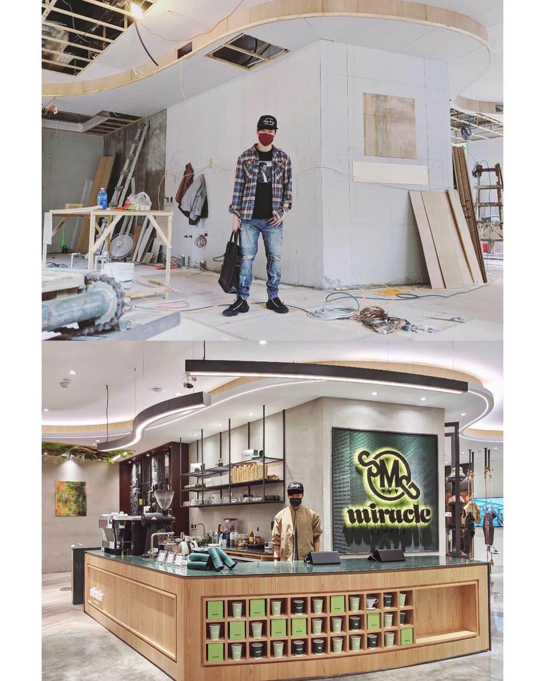 林俊傑さんのインスタグラム写真 - (林俊傑Instagram)「almost ready! 即將完成! @miraclecoffee151 @smglife_official #miraclecoffee東區 #smg1307 #smglife」5月19日 14時37分 - jjlin