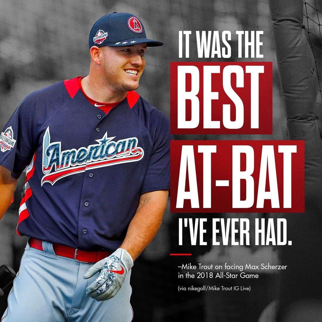 MLBさんのインスタグラム写真 - (MLBInstagram)「Mike Trout called Max Scherzer the toughest pitcher he's ever faced. That was certainly true in the Midsummer Classic.」5月19日 8時24分 - mlb