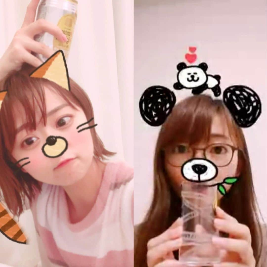 井口裕香さんのインスタグラム写真 - (井口裕香Instagram)「🐻🐼🍻 念願の❣️ もこちゃんとオンライン飲み❣️ 会えなくてもうれしいなあ、すきすきす〜😘☺️🥰 さみしんぼでバイバイする直前まで写真撮るわたし😔🤳 #いぐちともこたん #いぐもこ #阿澄佳奈 #もこ #もこちゃん #あすみん #アスミス #もこのすけ #らいんでんわ #自粛生活 #🍻 #サントリー角ハイボール #ぱんだぱんだ〜！！！！」5月19日 23時47分 - ooo31_iguchiyuka_31ooo