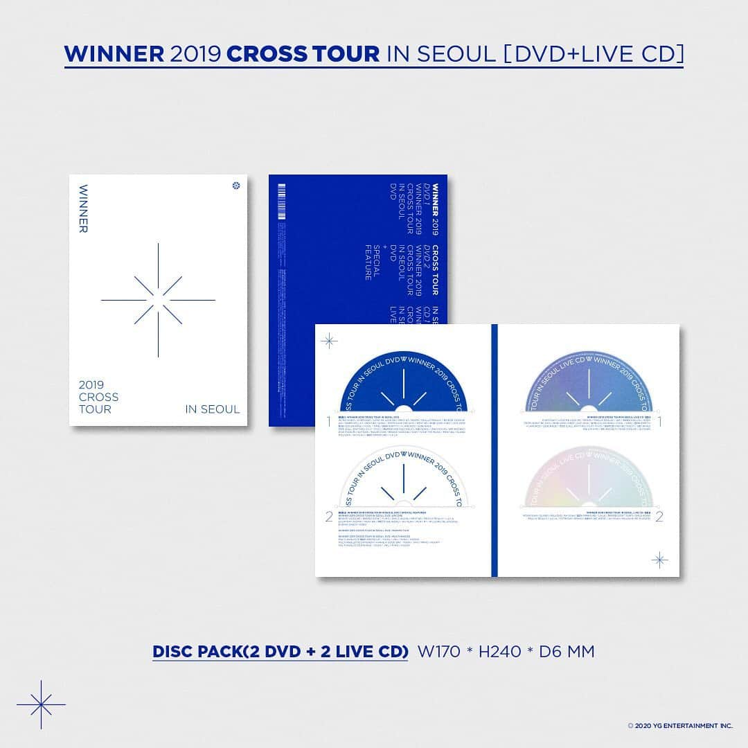 WINNERさんのインスタグラム写真 - (WINNERInstagram)「[➕PRE-ORDER✖️] WINNER 2019 CROSS TOUR IN SEOUL_(DVD+LIVE CD) ⠀ #WINNER #위너 #YOON #강승윤 #JINU #김진우 #MINO #송민호 #HOONY #이승훈 #2019CROSSTOURINSEOUL #DVD #LIVECD #20200527 #OFFLINERELEASE #YG」5月19日 16時00分 - winnercity