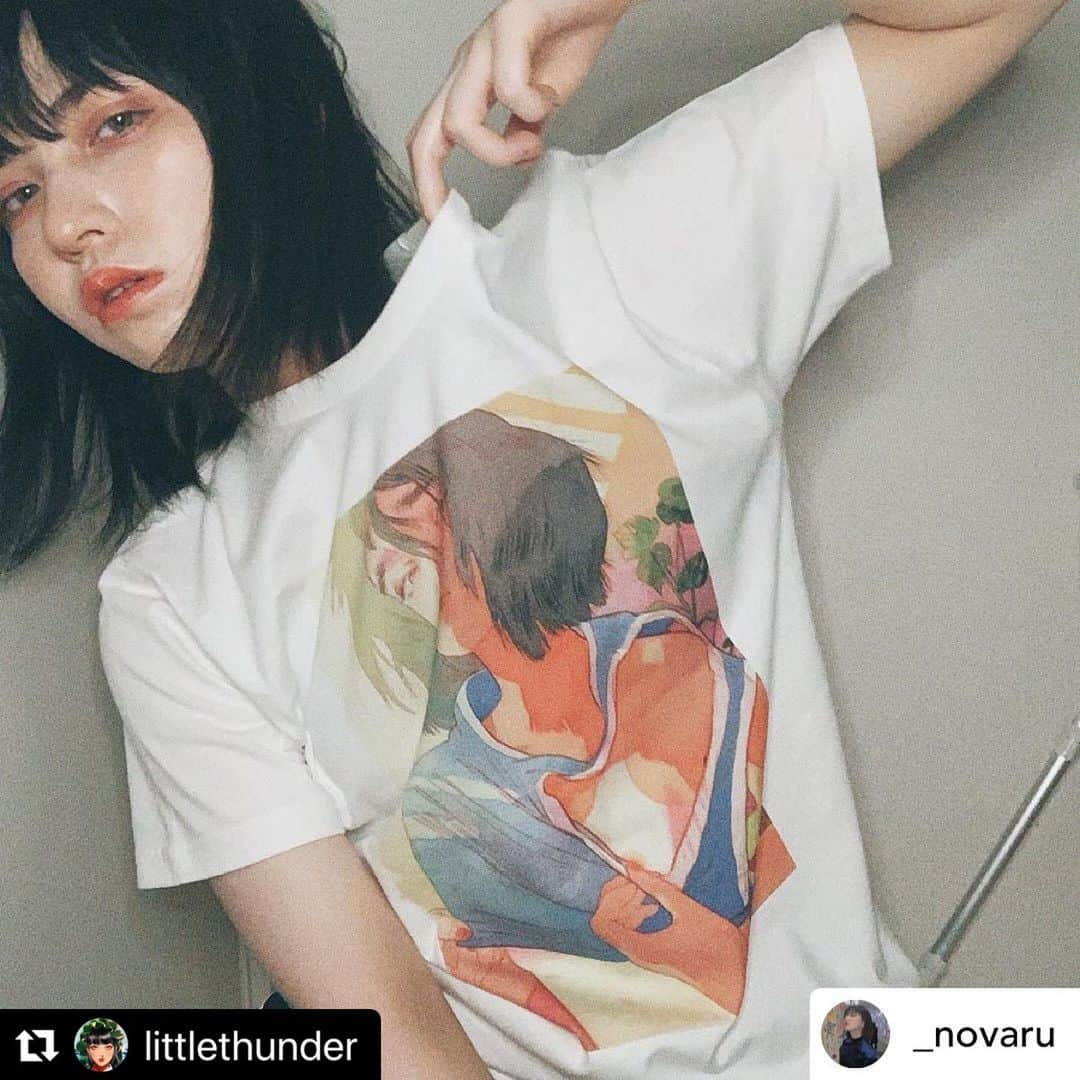 グラニフ graniphさんのインスタグラム写真 - (グラニフ graniphInstagram)「#Repost @littlethunder with @make_repost ・・・ Model : @_novaru  Agency : @agence_lemonde  T-Shirt available at @graniph_official ． Repost @_novaru @littlethunder さん、@graniph_official さん、 @agence_lemonde さんから発売されるTシャツのモデルさせていただきました🖤🖤 本日でラストです、私はこれが1番お気に入り🖤  #littlethunder #graniph #グラニフ #agence_lemonde」5月19日 16時53分 - graniph_official