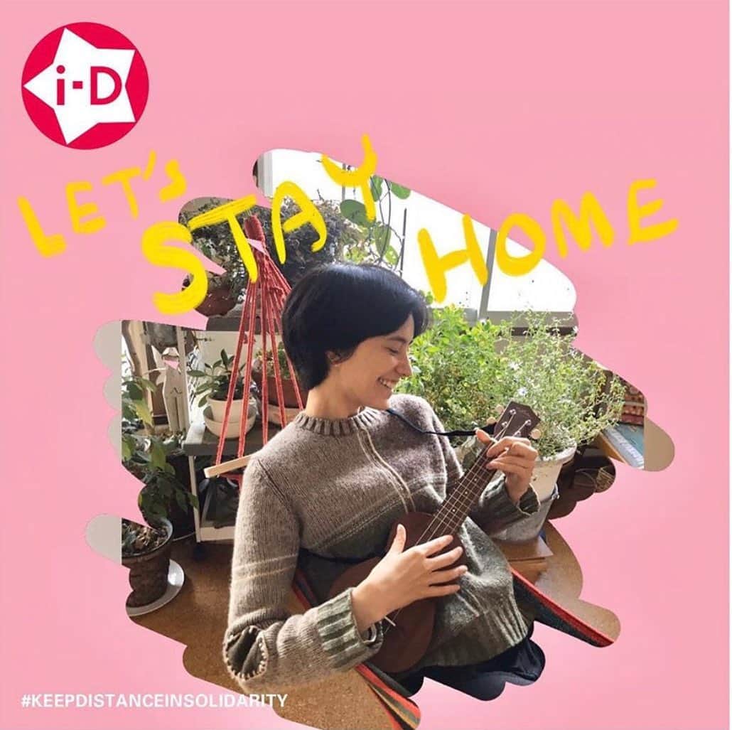 小野りりあんのインスタグラム：「i-D JAPANの取材に答えたよ👋 コロナと気候変動の関係。Thank You! 🤍 @id_japan @kisshomaru 💜🏠💖 #KeepDistanceinSolidarity #離れても連帯QA #stayhome」
