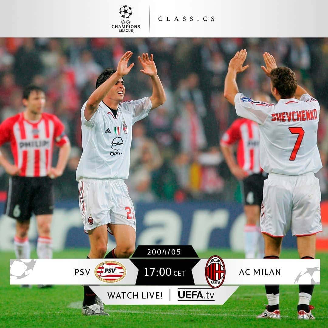 UEFAチャンピオンズリーグさんのインスタグラム写真 - (UEFAチャンピオンズリーグInstagram)「🔴⚫ Kaká or Shevchenko?⁣ ⁣ 📺 Watch both in action again: PSV 🆚 AC Milan (2005) IN FULL on UEFA.tv 😎⁣ ⁣ #UCLclassics」5月19日 22時23分 - championsleague