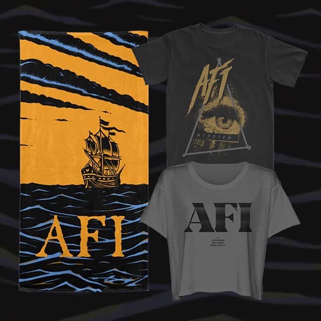 AFIのインスタグラム：「New summer items are here. Now through 5/21 at midnight EST, all purchases will include a Black Sails coloring page download, and orders over $50 will include a free patch. Link in bio.」