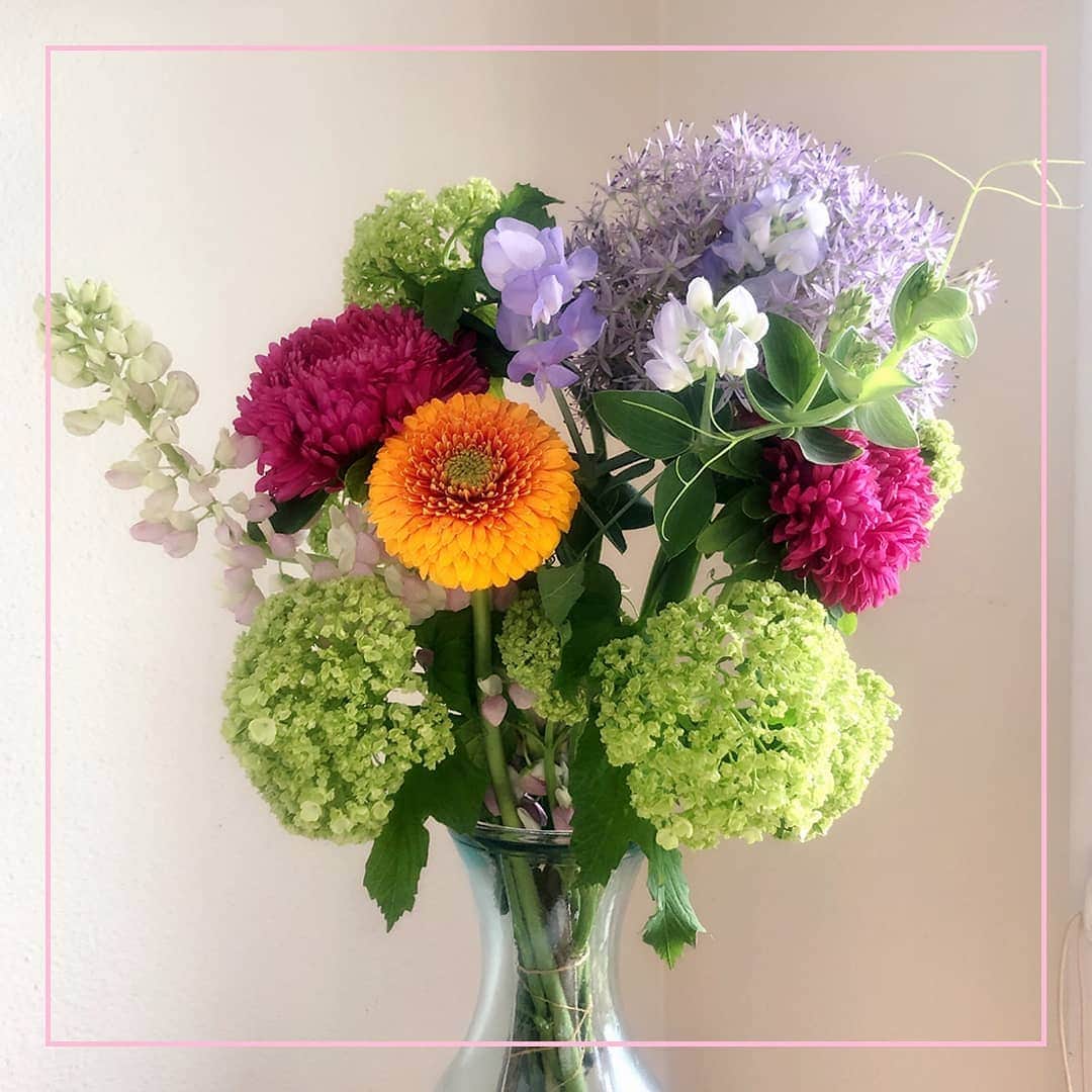 VOGUE GIRL JAPANさんのインスタグラム写真 - (VOGUE GIRL JAPANInstagram)「【本日のご褒美】渋谷の花屋さん「コション」から届いたのは、まあるいキュートなブーケ💘紫のギガンジウムや緑のスノーボールなど、ユニークな草花が初夏の訪れを教えてくれました。 @quasitaru  #本日のご褒美 #水曜日はお花の日 #flowerwednesday #todayslittlehappiness #VOGUEGIRLエディターのお気に入り #花のある生活 #花のある暮らし #cochon #コション #渋谷花屋」5月20日 18時23分 - voguegirljapan