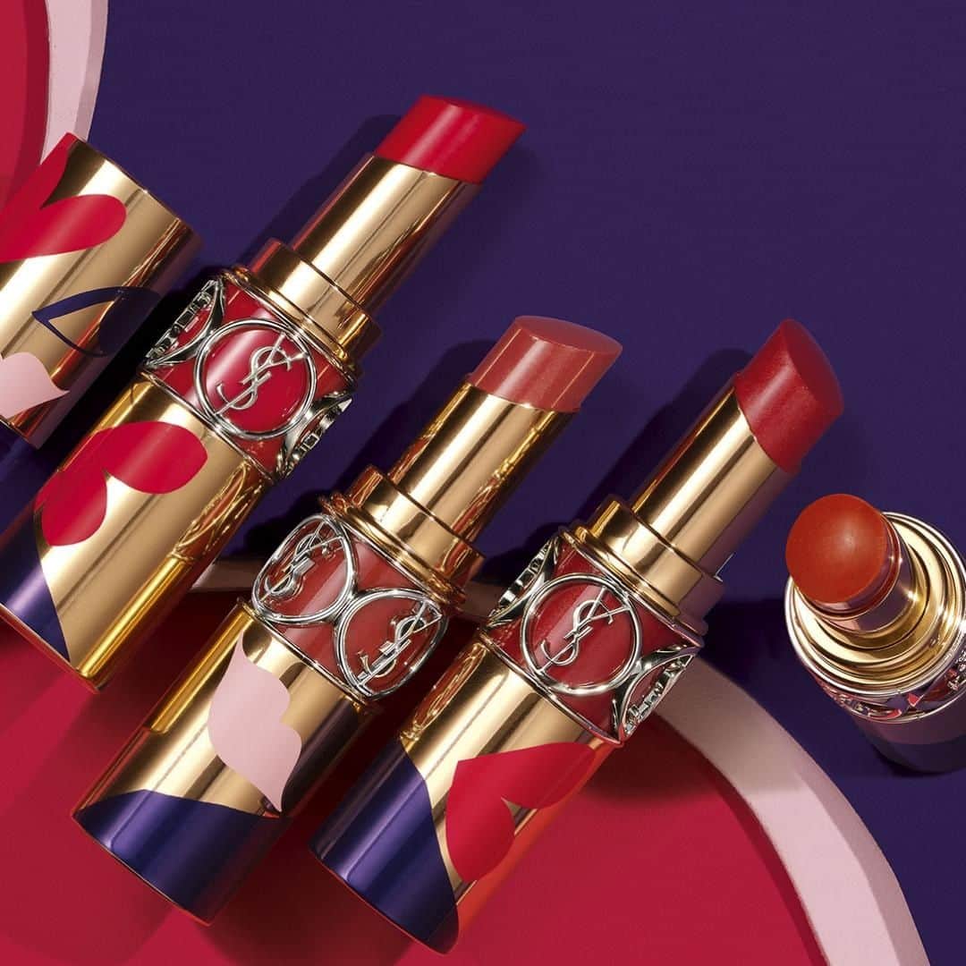Yves Saint Laurent Beautyさんのインスタグラム写真 - (Yves Saint Laurent BeautyInstagram)「The famous love shades are now available in the oil-in-stick formula of ROUGE VOLUPTÉ SHINE.  Encased in a playful pop art packaging, take your expression of love to artistic new heights. ROUGE VOLUPTÉ SHINE in N°110 RED IS MY SAVIOR ROUGE VOLUPTÉ SHINE in N°114 DIAL R.E.D ROUGE VOLUPTÉ SHINE in N°119 LIGHT ME RED ROUGE VOLUPTÉ SHINE in N°120 TAKE MY RED AWAY #yslbeauty #520day #iloveyousopop #rougevoluptéshine」5月20日 18時20分 - yslbeauty