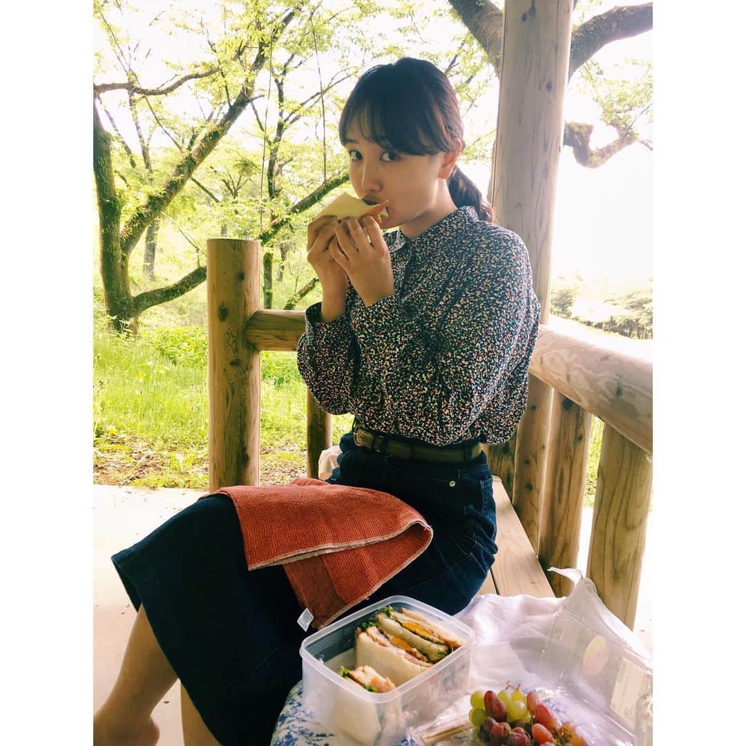 手島実優さんのインスタグラム写真 - (手島実優Instagram)「伊香保の公園でピクニックした」5月20日 13時05分 - myuchn_101