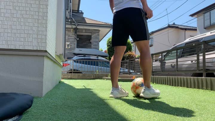 堀米勇輝のインスタグラム：「今日はヒールリフト👍 チャレンジしてみてね⚽️！ #ヒールリフト #ジェフ千葉 #8」