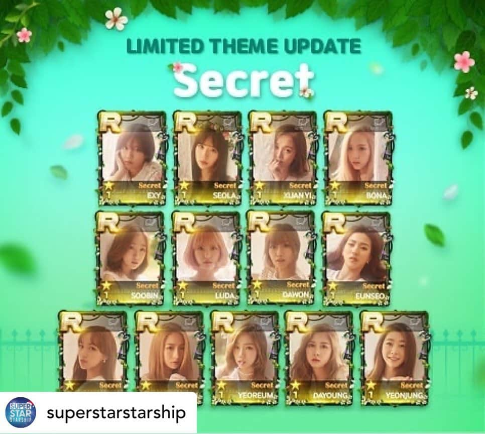 宇宙少女さんのインスタグラム写真 - (宇宙少女Instagram)「#SuperStarSTARSHIP #NewSong #WJSN #Secret (#비밀이야) updated! -#WJSN SECRET CHALLENGE, for new limited theme and limited BG IMAGE! -New theme gift upon attendance! (once per account) -Meet the limited profiles at Store right now! -New WJSN BG IMAGE available from BG IMAGE SHOP! ⠀ _ #SuperStarSTARSHIP #WJSN #Secret (#비밀이야) 업데이트 -신규 한정테마와 한정배경을 얻을 수 있는 #우주소녀 SECRET CHALLENGE에 도전해보세요! -이벤트 기간 신규 테마를 드려요! (계정당 1회) -한정 프로필 지금 상점에서 만나요! -제 맘을 흔드는 우주소녀의 배경을 배경 상점에서 확인해보세요!」5月20日 19時21分 - wjsn_cosmic