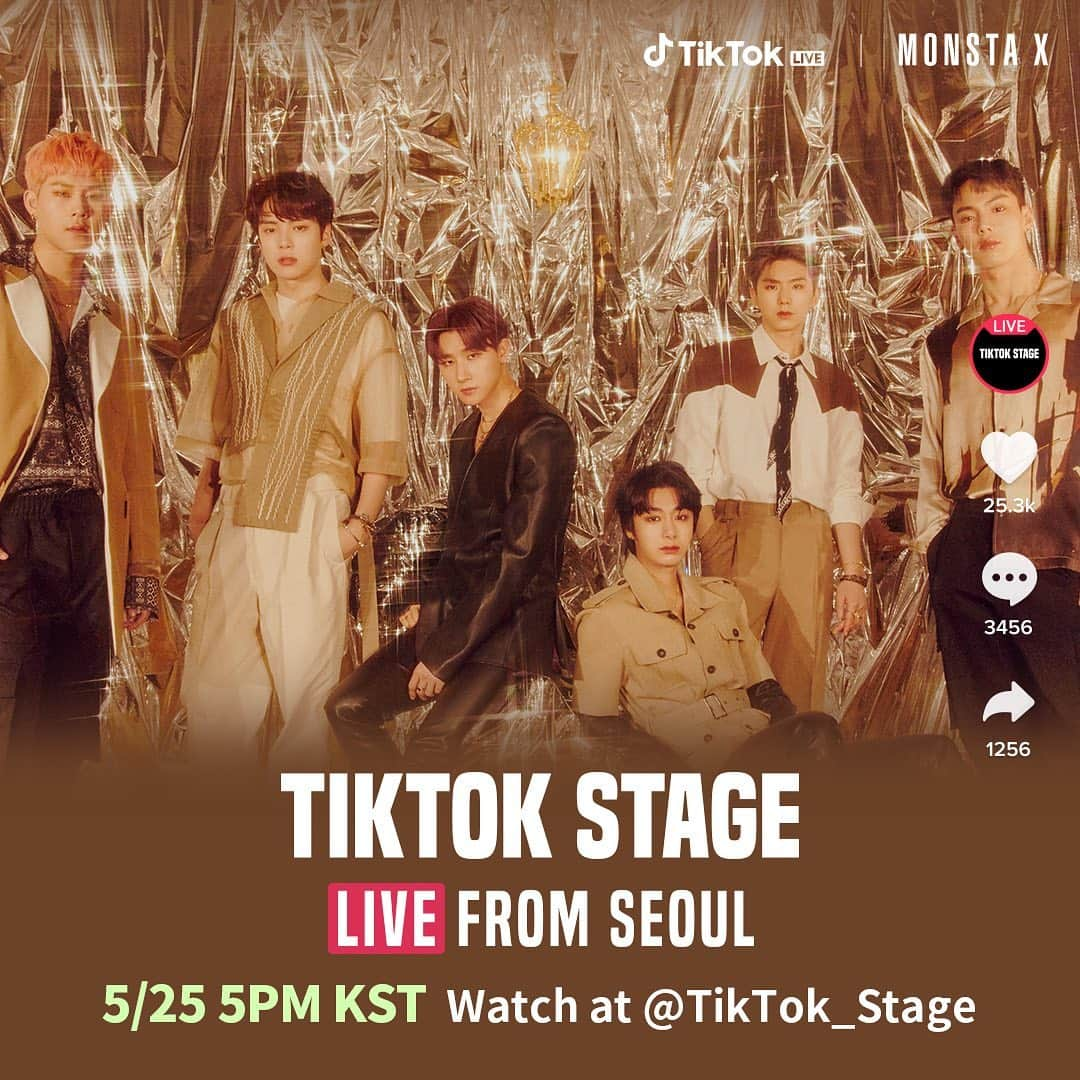 Monsta Xさんのインスタグラム写真 - (Monsta XInstagram)「#몬스타엑스 #틱톡 #집콕콘서트 #TikTokStage Live From Seoul ⠀ ✔️200525 5PM (KST) ✔️ 틱톡스테이지(@tiktok_stage) 팔로우! ⠀ ▶️ https://vt.tiktok.com/BUNw8t/ ⠀ #MONSTAX #MONSTA_X #TikTok #몬스타엑스_컴백 #FANTASIA_X #몬스타엑스5월26일컴백 #몬스타엑스판타지아엑스 #몬스타엑스판타지아 #몬스타그램 #MONSTAGRAM」5月20日 15時01分 - official_monsta_x