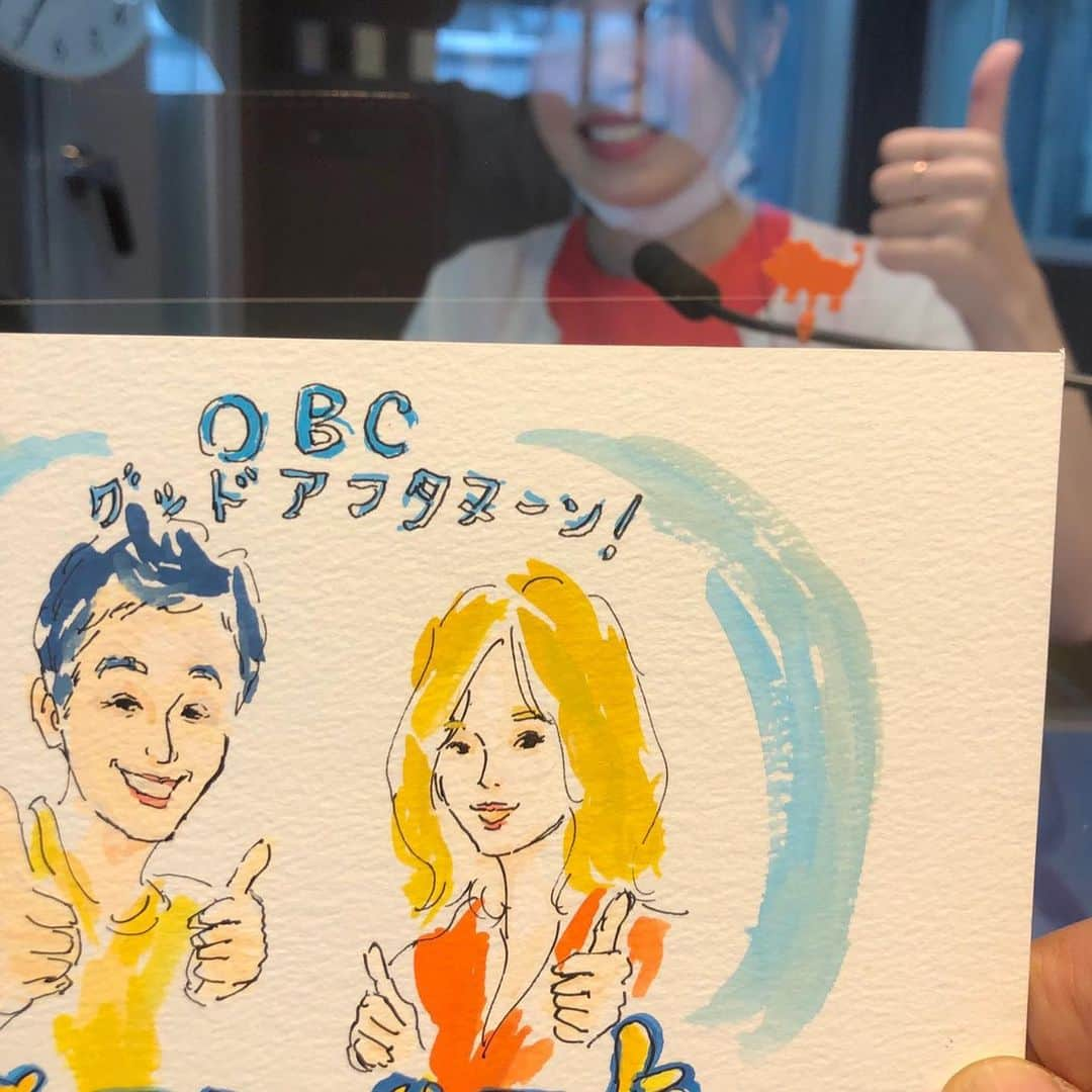 石田靖さんのインスタグラム写真 - (石田靖Instagram)「ラジオ大阪1314kHz『OBCグッドアフタヌーン #ラジぐぅ 』生放送 #ラジぐぅ水曜日 もーやんのコーナーでイラストレーターのムーコスさんが @murkos  番組のイラスト画を描いてくれはりました🙏🙏🙏 #おおきにありがとさんです お聞き逃した方は #radikoタイムフリー で是非ご拝聴下さい👍 #OBCグッドアフタヌーン #ラジぐぅトピックス #今日のもーやん #イラスト好きな人と繋がりたい  #おうちでラジオ #コロナに負けるな #負けへんで #吉本自宅劇場 #イマデキ #一期一笑  #石田靖」5月20日 17時35分 - yasulog