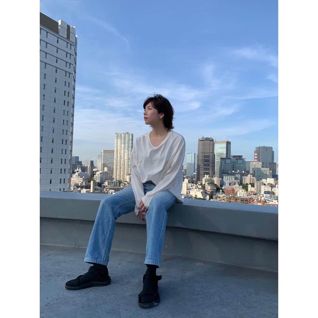 野村麻純のインスタグラム：「💇 💈 🛑  #ウルフ 育ってる🐺🍼」