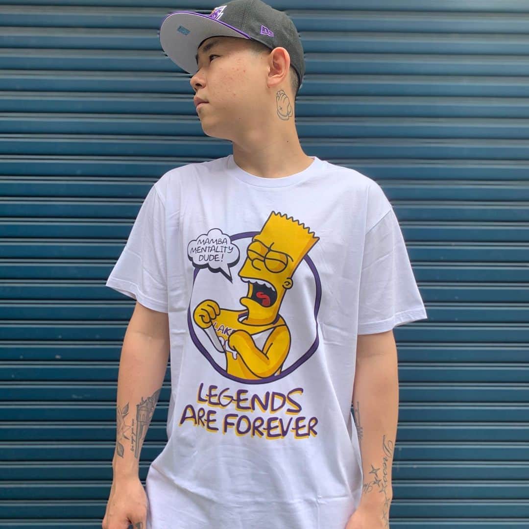 のインスタグラム：「KOBE×Simpsons S/S TEEが入荷いたしました🏀  #simpsons  #kobebryant  #mambamentality」