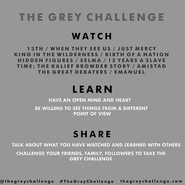 デアンドレ・ジョーダンさんのインスタグラム写真 - (デアンドレ・ジョーダンInstagram)「Step outside of your own experiences. If you are truly down for the cause of change, healing, and moving forward together, accept this challenge and share it with your friends and family.  Visit thegreychallenge.com and Follow @thegreychallenge if you choose to accept. ✊🏿✊🏾✊🏽✊🏼✊🏻 #TheGreyChallenge」6月4日 5時47分 - deandre