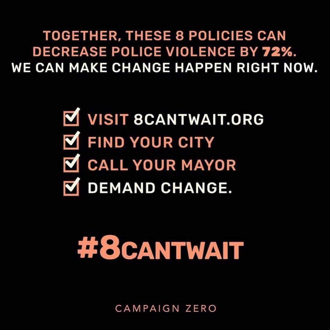 ジョエル・マッデンさんのインスタグラム写真 - (ジョエル・マッデンInstagram)「Today @campaignzero launched #8cantwait a list of 8 policies that, when combined, have the power to reduce police violence that results in death by 72%. These policies can be changed immediately. Your mayor has the power to change them today. I am supporting #8cantwait & I encourage you to join me. Go to 8cantwait.org to learn more about this, & take action. #BLACKLIVESMATTER」6月4日 7時25分 - joelmadden