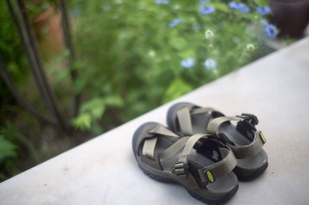 Naomiさんのインスタグラム写真 - (NaomiInstagram)「@keen_japan の　#zerraport2  色に惹かれてメンズにしたけれど、ワンピースとも相性がよくて嬉しい。  #Zerraport #DetoxOurPlanet #KEEN #キーン」6月4日 13時34分 - nao1223