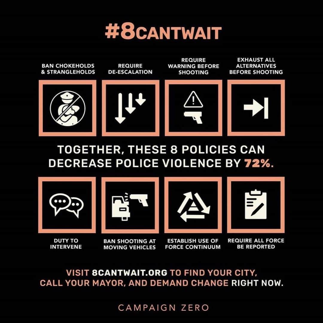 ジェイミー・アレクサンダーのインスタグラム：「Head over to @campaignzero and check out 8cantwait.org for more information. 🖤 #bethechange #listen #geteducated #8cantwait」