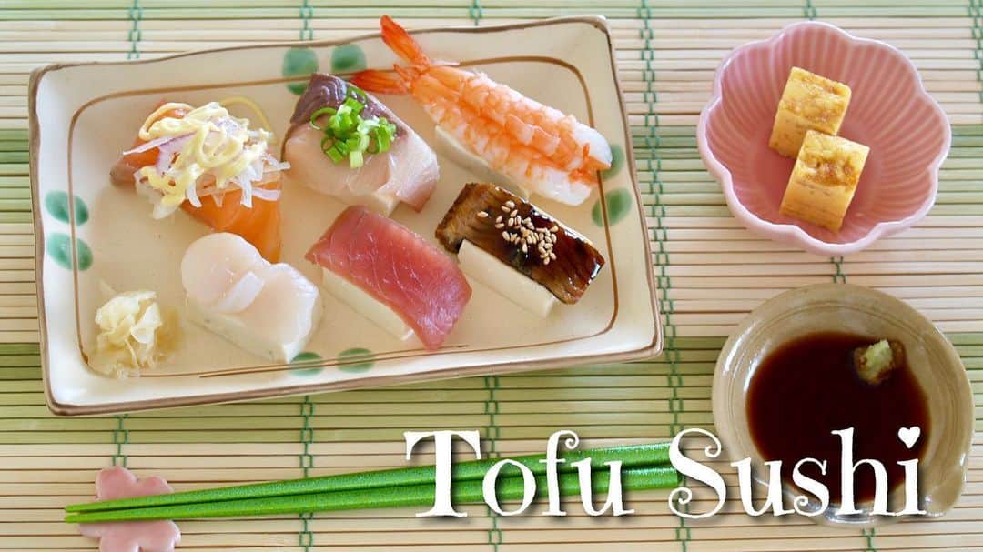 ochikeronさんのインスタグラム写真 - (ochikeronInstagram)「Low Carb Tofu Sushi 🥰🍣 go to my bio Swipe Up highlighted stories to view the video @ochikeron」6月4日 9時26分 - ochikeron
