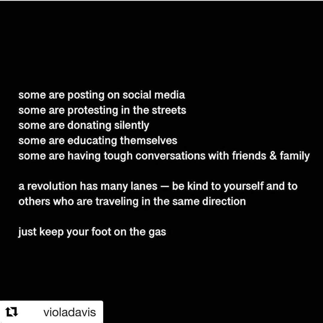 ブラッド・ゴレスキーのインスタグラム：「This. ・・・ Radical change can take place in homes, in schools, in boardrooms, voting booths, etc... 401 yrs of systemic racism needs a comprehensive array of radical revolutionary intervention. ❤🤜🏿 🔁@octaviaspencer @violadavis」