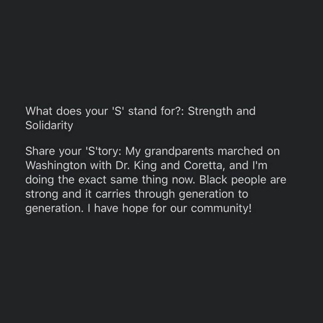 セリーナ・ウィリアムズさんのインスタグラム写真 - (セリーナ・ウィリアムズInstagram)「We asked our community on @serena to share what their S stands for today, and they need no further explanation. ➡️ You are seen and heard....I see you and I hear you. There's so much power in speaking your story, in writing it, in sharing it.  I love you all,  Serena」6月4日 10時16分 - serenawilliams