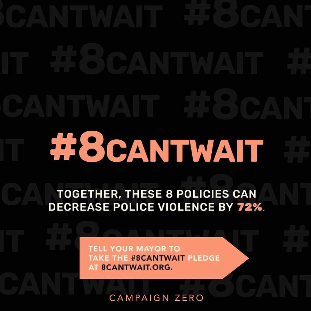 コリン・ハンクスのインスタグラム：「Today, @campaignzero,  the nation’s leading data and advocacy organization focused on ending police violence, is launching #8CantWait, a list of 8 policies that, when combined, have the power to reduce police violence that results in death by up to 72%. I’m going to repeat that again, POLICIES THAT, WHEN COMBINED, HAVE THE POWER TO REDUCE POLICE VIOLENCE THAT RESULTS IN DEATH BY UP TO 72%. These policies can be changed immediately. It’s not just some far away goal. They are common sense and easy to understand ideas regarding use-of-force that will make our communities safer. This plan is simple but not small — the impact of these policies will save lives. I’m supporting #8CantWait, and I urge you to join me . We need to flood mayor’s offices across the country with clear demands that these policies be enacted immediately. We simply can’t wait — too much is at stake. These changes can be made right now. Your mayor has the power to change them immediately, but we have to make the demand. Go to 8cantwait.org to take action with me today!」