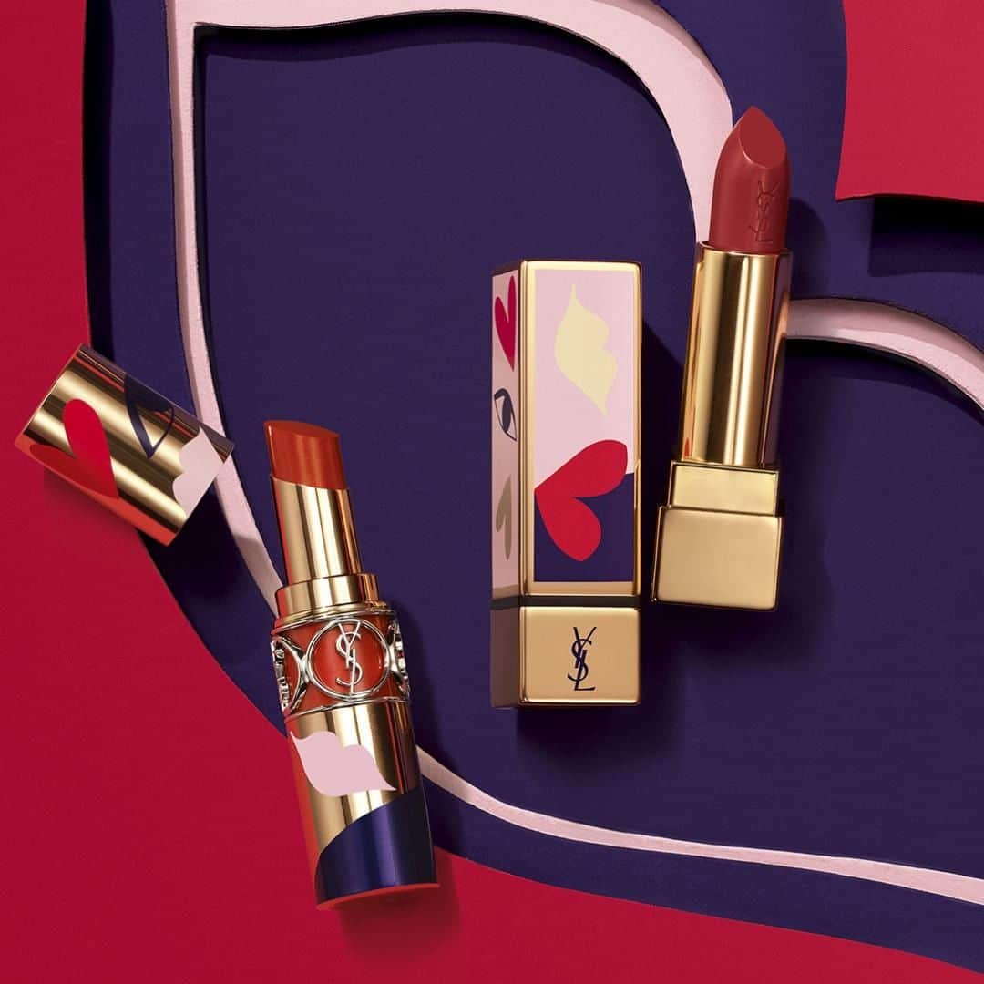 Yves Saint Laurent Beautyさんのインスタグラム写真 - (Yves Saint Laurent BeautyInstagram)「Make your lips pop, like they’re longing to be kissed, with 4 unforgettable shades and 2 delectable textures of ROUGE PUR COUTURE & ROUGE VOLUPTÉ SHINE. ROUGE PUR COUTURE in N°114 DIAL R.E.D ROUGE VOLUPTÉ SHINE in N°120 TAKE MY RED AWAY #yslbeauty #520day #iloveyousopop #rougepurcouture #rougevoluptéshine」5月20日 19時59分 - yslbeauty