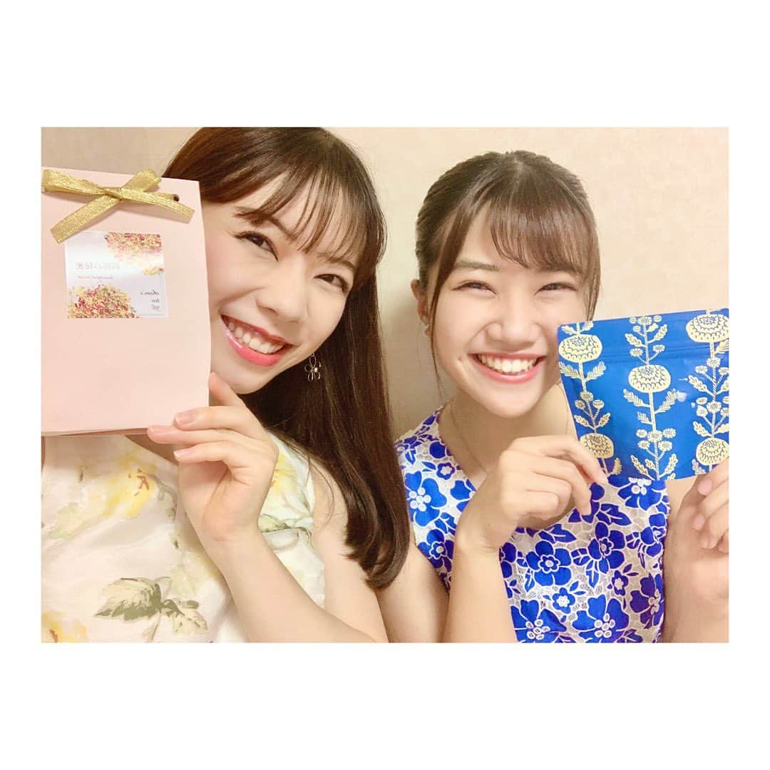 平岡映美さんのインスタグラム写真 - (平岡映美Instagram)「大好きなハーブティー☕️🌸 なんと！知り合いの方が 『#おうち時間　にぜひ♡』と送ってくださいました。 新たに楽しみな時間が増え、幸せです☺️ ありがとうございます🙇‍♀️🌸 #感謝の気持ち  #chamstea36 さん✨ #茶夢 さん #平岡映美　#平岡明純 #感謝」5月20日 21時14分 - eimi_hiraoka_official