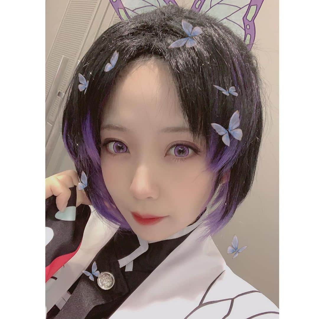 秋山依里さんのインスタグラム写真 - (秋山依里Instagram)「♡﻿ ﻿ しのぶさん🦋 鬼滅はカナヲとむいくんのコスする予定…💭 ﻿ #コスプレ #コスプレイヤー #コスプレ写真 #被写体 #コミケ #comicmarket #cosplay #cosplaygirl #cosplayersofinstagram #鬼滅の刃 #鬼滅の刃コスプレ #demonslayer #demonslayercosplay #胡蝶しのぶ #胡蝶忍 #shinobukochou #japanesecosplayer #japanesecosplay #코스프레 #自撮り #셀카 #自拍 #角色扮演 #いつかのあきやまさん」5月20日 21時53分 - akiyama__eri