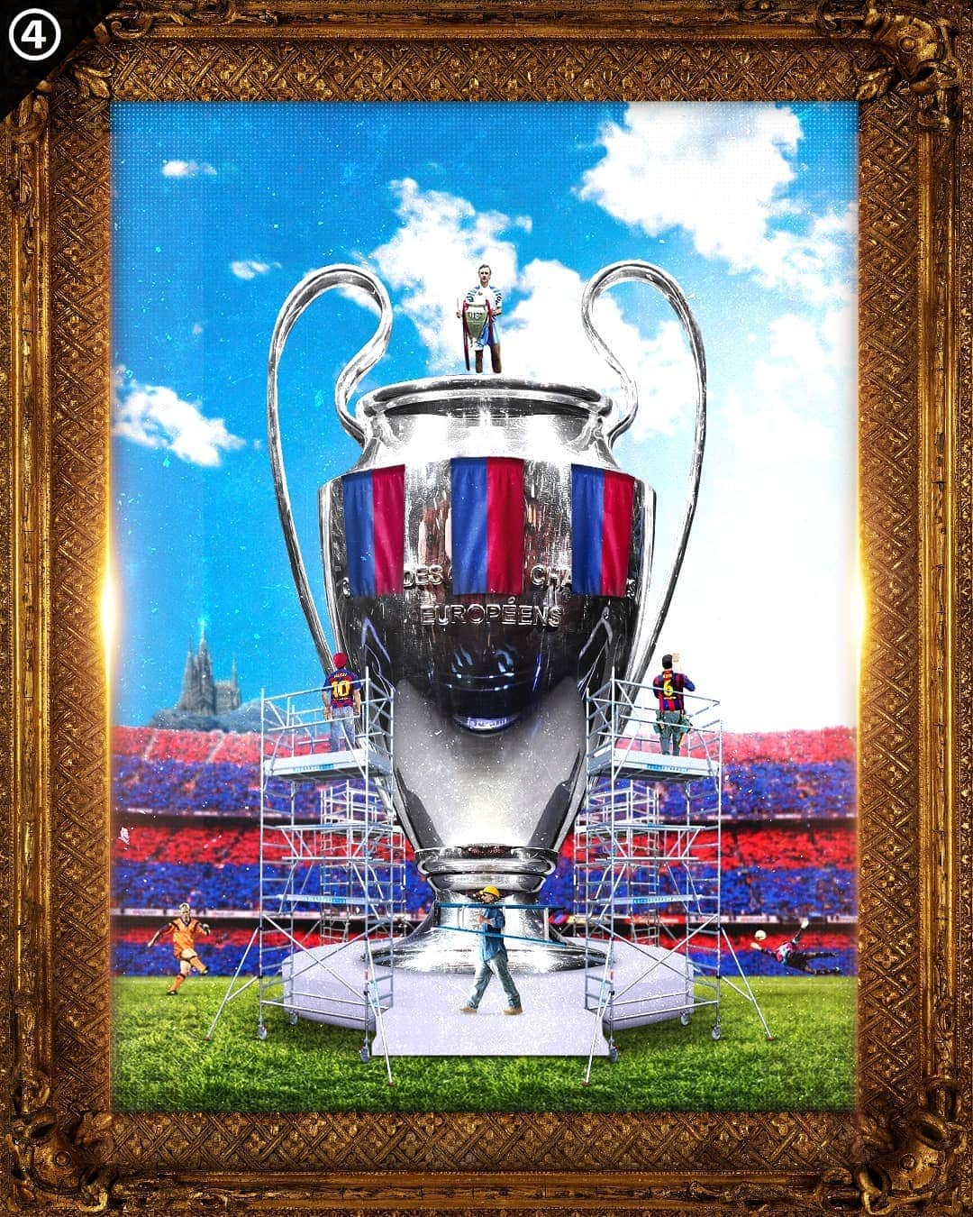 ヨハン・クライフのインスタグラム：「🔙 #OTD in 1992, @fcbarcelona won its first Champions League. 🏆 #CruyffLegacy 📸 @433」
