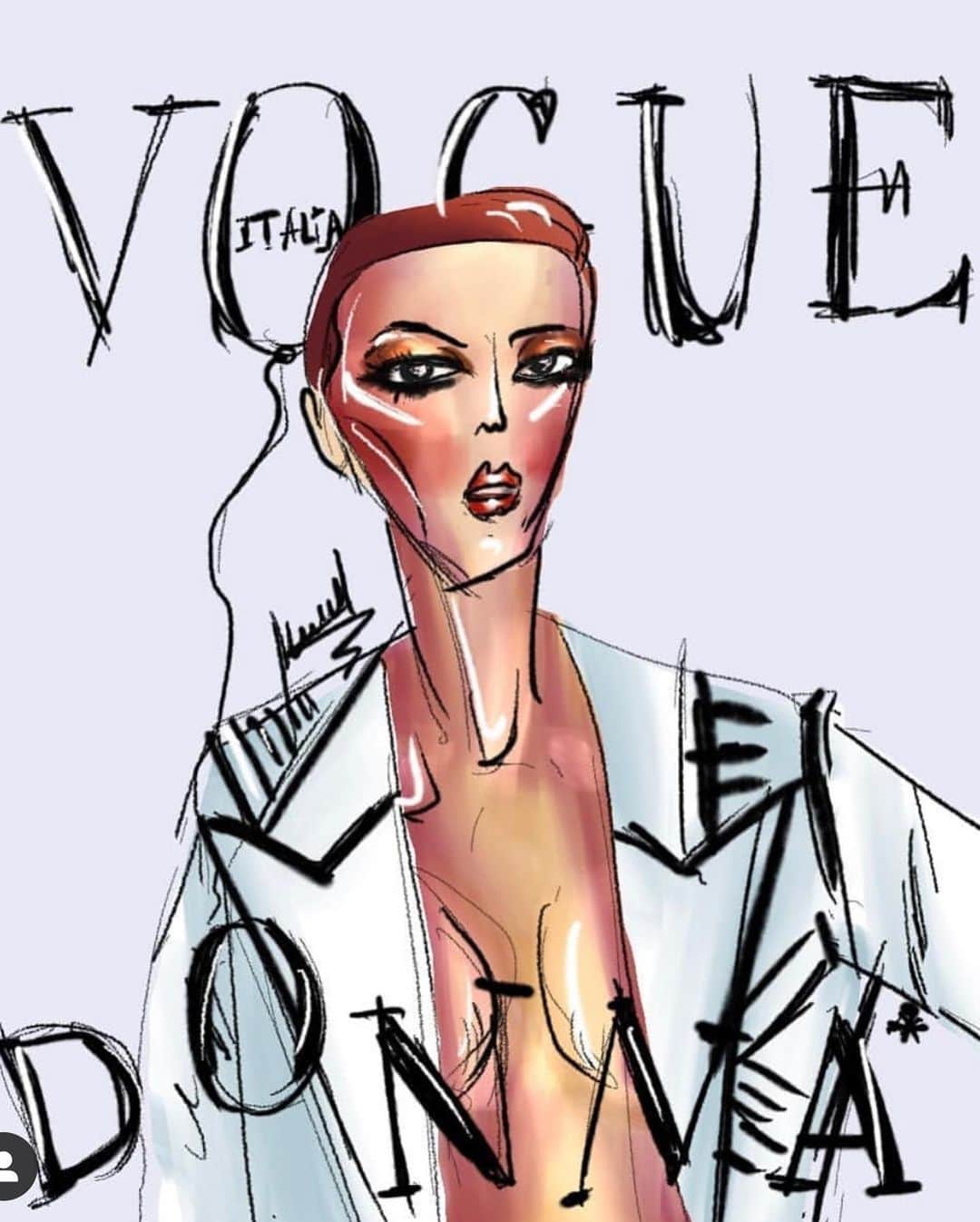 アニヤ・ルービックさんのインスタグラム写真 - (アニヤ・ルービックInstagram)「I love all of these @vogueitalia covers! Thank you guys! 😘 #art #vogue」5月20日 22時27分 - anja_rubik