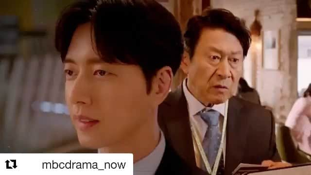 パク・ヘジンのインスタグラム：「#Repost @mbcdrama_now ・・・ #꼰대인턴 3-4회 예고👨‍💼 시니어인턴 이만식의 우당탕탕 회사생활 스타트👉🏻 _ 통쾌한 갑을 체인지 복수극 MBC 새수목미니시리즈 <#꼰대인턴> 목요일 밤 8시 55분 방송✔️ _ #comingsoon #mbcdrama #박해진 #김응수 #한지은 #박기웅 #박아인」