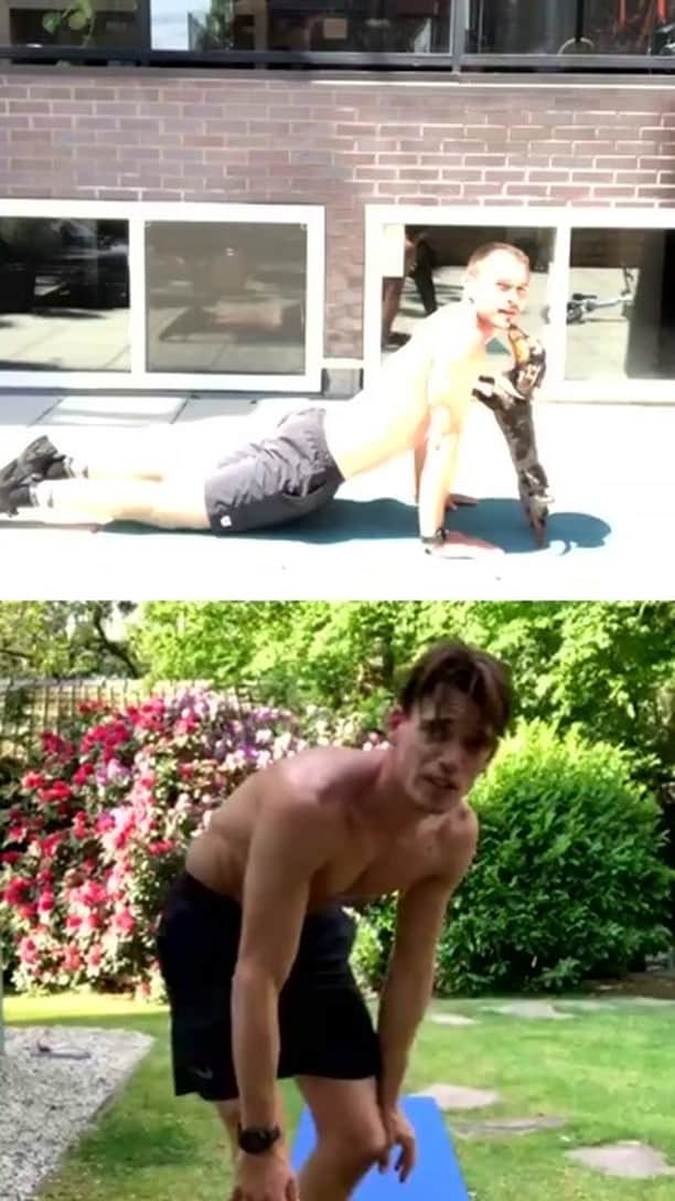 フランシスコ･ラチョースキーのインスタグラム：「Get all your body moving strong and stretched with that great workout by @mark_cox_」