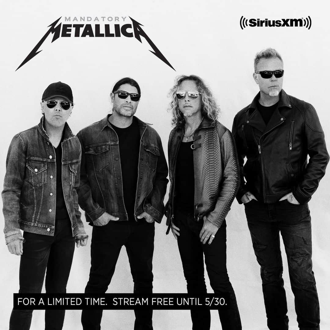 メタリカさんのインスタグラム写真 - (メタリカInstagram)「There’s a week and a half left of @siriusxm’s Mandatory Metallica “virtual Metallica tour,” airing a daily concert from past shows around the globe. Don’t miss out – download the app or visit siriusxm.us/MandatoryMetallica to stream free of charge through May 30th!」5月21日 2時57分 - metallica