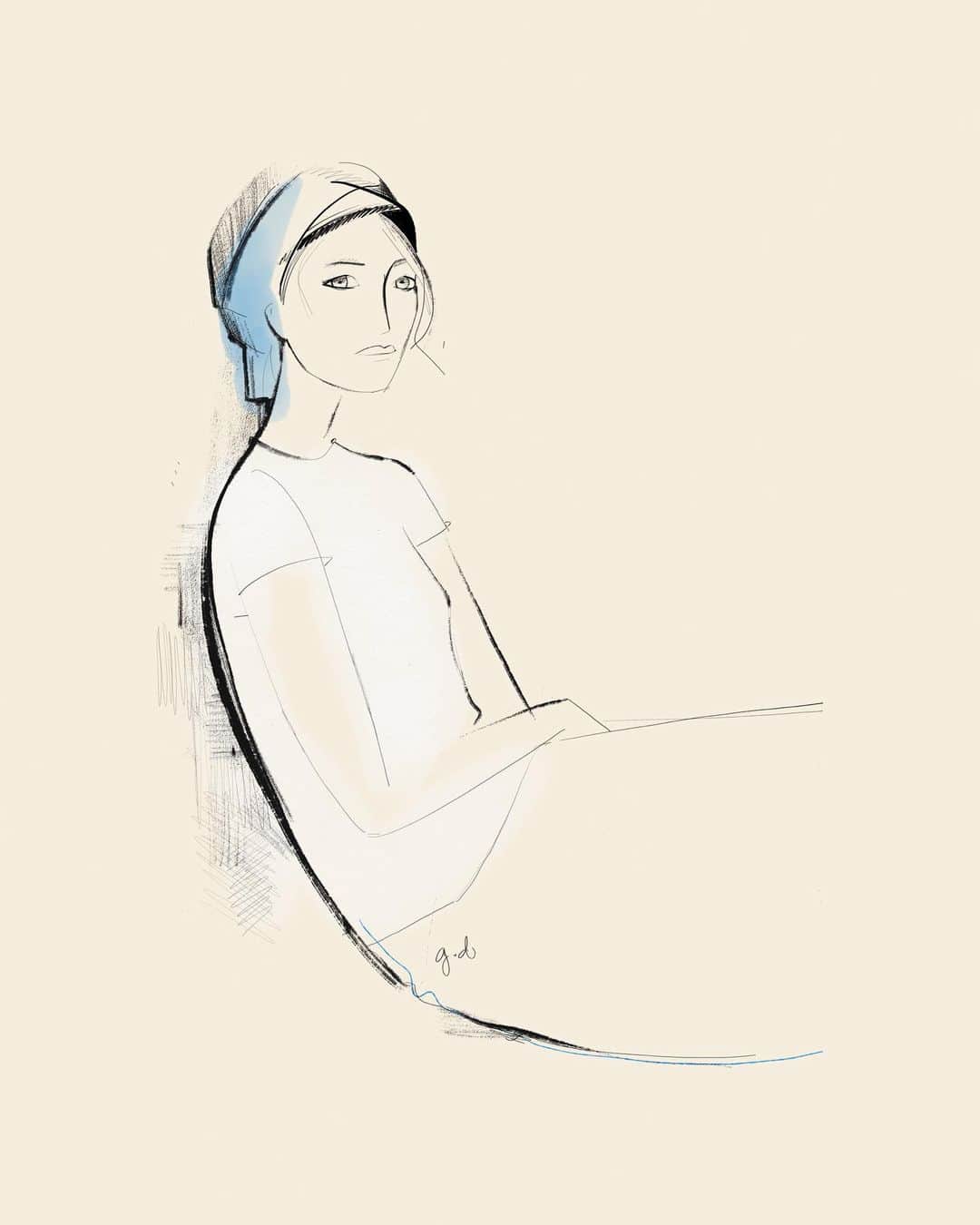 ギャランス・ドレのインスタグラム：「Last week in my newsletter I talked about the fear of going out. It was... Pretty raw. Most of us have found our rhythm in lockdown, so how is it going to be as countries slowly reopen? . And then I had to come back home. In this weekend’s newsletter I’ll talk about the trip back, the guy that was wearing so much protective gear on the plane he was scaring children away - and the new life here. .  So WEIRD!!! . If you want to subscribe and read past newsletters, the link is in bio. .  All right, “on my way” to an online yoga class 😬🙄🙄 - Big kisses from a very sunny Los Angeles!」