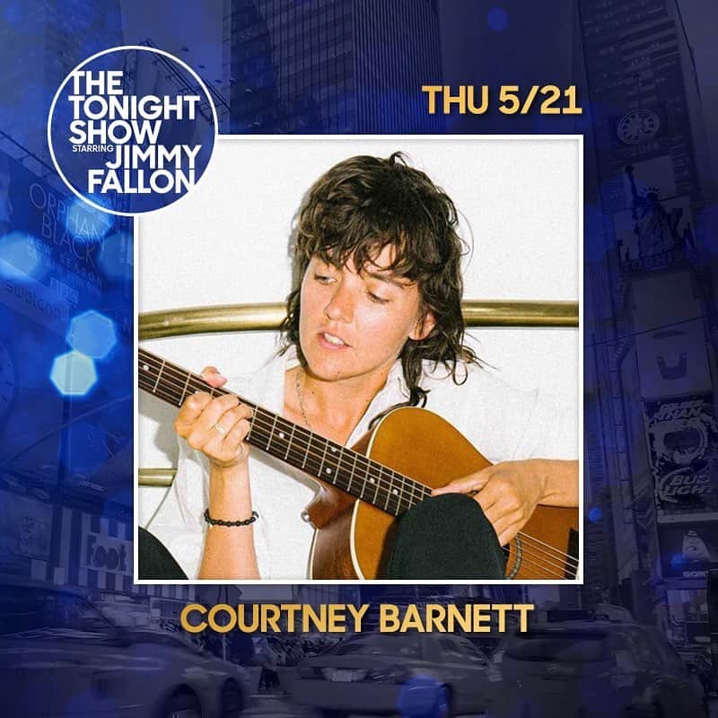 コートニー・バーネットのインスタグラム：「@fallontonight tomorrow💫💫💫」