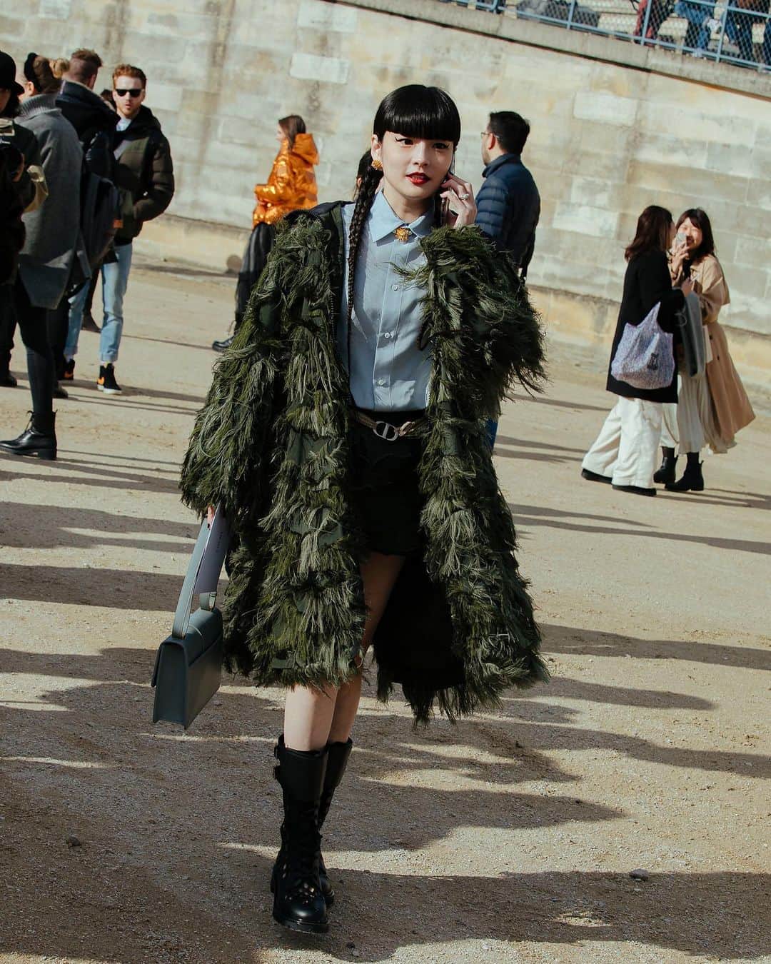 가로수길 , Seoulのインスタグラム：「PFW 📸 @jaylim1 🔥 파리패션위크 스트릿 스타일」