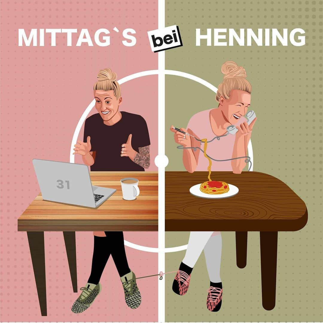 アーニャ・ミッタークのインスタグラム：「Endlich ist es soweit..🎙😎 Nach intensiver Zusammenarbeit präsentieren wir euch heute mit großer Freude unseren Podcast: „MITTAGS‘S bei HENNING“. Wir nehmen euch mit in unsere Welt und bringen Gäste aus dem Profisport an den Mittagstisch. 🍝  Wir starten mit einer Doppelfolge, ab dann gibts alle 14 Tage Mittwochs eine neue Folge! Ihr findet uns überall wo es Podcasts gibt und unter @mittags_bei_henning_podcast 😁 Bis gleich... Tschöööö 🖐🏻 eure Anja und  @josephine_henning 😘  https://open.spotify.com/show/1W9q9wUismUQB9dIeX07HX?si=vb3bXGcqSP-IjaP2owQz3g」