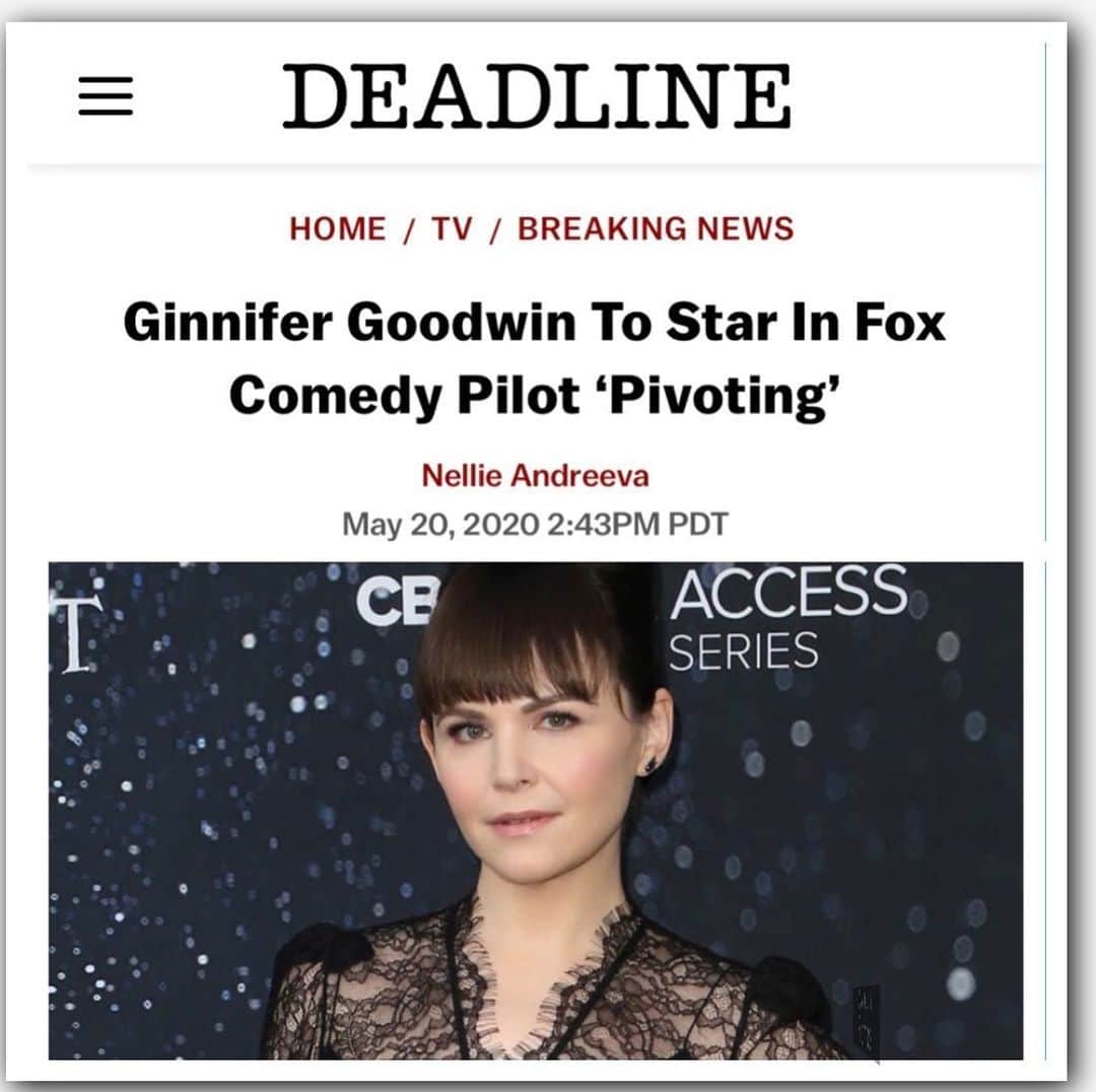 ジョシュア・ダラスのインスタグラム：「I’m watching! How about you? That’s my lady! 🌟 @foxtv @warnerbrostv #pivoting #ginnifergoodwin #queen」