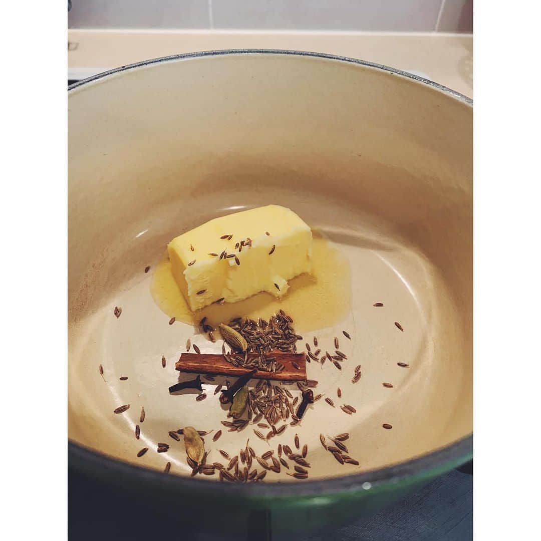 奥菜恵さんのインスタグラム写真 - (奥菜恵Instagram)「この時点で美味しそうなお家でパンニャのカレー🍛  #パンニャ #カレー #スパイスカレー  #おひるごはん」5月21日 14時18分 - megumi_okina