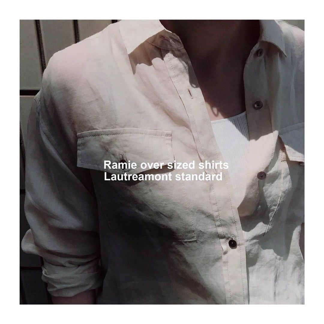 LAUTREAMONTさんのインスタグラム写真 - (LAUTREAMONTInstagram)「﻿ Ramie over sized shirts ﻿ 1/160の極細番手ラミー素材を使用したサファリ風シャツ。ゆったりとしたシルエットで今年らしくありながらも、程よい透け感と天然の素材感で華奢に大人っぽく。﻿ ﻿ ¥18,700(tax included)﻿ →special sale 18%off実施中⭐︎ ﻿ 3106-93002﻿ ﻿ ﻿ ﻿ ﻿ ・Key neck blouse﻿ 上記同素材の細番手ラミー素材を使用したオリジナルのシャツ。トレンドのボリュームスリーブで女性らしい柔らかさをもちながら、フロントはキーネックでシャープな印象に。﻿ ﻿ ¥17,600(tax included)﻿ →special sale 18%off実施中⭐︎﻿ 3113-93167﻿ ﻿ ﻿ ﻿ ﻿ ﻿ ﻿ @j.lounge_official ﻿ @lautreamont_insta ﻿ #LAUTREAMONT#2020summer#shirts#ramie#safaristyle#recommenditem﻿」5月21日 15時04分 - lautreamont_insta