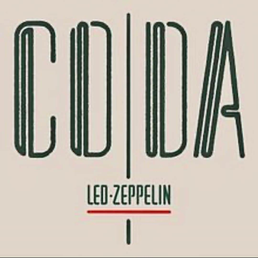 片山正通さんのインスタグラム写真 - (片山正通Instagram)「・﻿ Led Zeppelin ／9thアルバム﻿ “ CODA” ( 1982年 )。﻿ ・当時高校1年生(15歳／岡山)だった僕は、既に解散していたLed Zeppelinの全盛期を見たかった〜 っと、どうしようもない欲求を抱えていた。﻿ アルバムタイトル “ CODA”は音楽用語で最終楽章という意味らしい。まだ未発表の曲があったのか？！と発売日にレコード屋へ急いだ。とは言え未発表って事は残りものだもんなぁ〜と、少し舐めていた僕の鼓膜にのっけから強烈なドラムが突き刺さった。最高すぎる！！！﻿ そうこのアルバム発売2年前の1980年9月25日ウォッカを40杯も飲み、酔ってゲロを詰まらせ窒息死した怪物ジョン・ボーナム 〈 愛称はボンゾ 〉のドラムだ！勿論思い込みもあるが、ボンゾの追悼的な意味もあるこのアルバムの主人公は強烈なドラムである。﻿ 7曲目のBonzo's Montreux では、ほぼドラム&パーカッションだけで展開！パワーとスキルが凄いのは当然だけど、それだけではなくて、聴いたことのない( 後に言うポストロック的な)サウンドに出会ってしまい、強いショックを受けた。﻿ この強烈なおこぼれ曲達は僕にとっては本当に凄いラストアルバムでしかない。すなわちLed Zeppelinの全盛期に立ち会えたのだ！( そう思いたい )﻿ メンバー4人全員が怪物である事は疑いようもない事実だが、Led Zeppelinはボンゾの死によりファーストアルバムのジャケットに描かれたZeppelin／硬式飛行船が爆発するように解散！ 伝説になるバンドは奇跡的で強烈なケミストリーが少しでも壊れた瞬間立ち行かなくなってしまうのだ。ボンゾのいないLed Zeppelinはキャタピラのない戦車だ！ちなみにDeep Purple派？Led Zeppelin派？ってとんでもない質問する奴を・・・ 僕は信用できる訳がない！﻿ ﻿ Led Zeppelin / 9th Album﻿ “CODA” (1982).﻿ ・When I was at high school (15 yrs/ Okayama), I wished I could see their peak before breakup although I knew it wouldn’t happen. I heard “CODA” means a musical segment that brings the piece to an end. Surprised to know there were yet-to-be-released, so rushed for a record shop though I underestimated it equal to leftovers. But from the first, the strong drum stabbed my eardrums. This is John Bonham (a.k.a. Bonzo), a monster who died through inhaling vomit after drinking 40 glasses of vodka. I believe his drum is hero of this album, as this is partly for a memorial to his death.﻿ Bonzo’s Montreux, the 7th piece, has great sound developed only with drums & percussion! Of course it’s powerful and his skill is great, but I was shocked to come across the sound I’ve never heard (it may be said post-rock later). To me, these awesome leftovers were the essentials of the very last album. In short, I could see their peak! (I want to think this way.)﻿ All of the band members are monsters but they broke up as if Zeppelin on the 1st album’s sleeve would explode for Bonzo’s death. Legendary band comes to an end when the miraculous and intense chemistry breaks even a little. Anyway, I don’t trust people asking “are you a Deep Purple person, or Led Zeppelin?” ... Terrible!」5月21日 15時57分 - masamichi_katayama