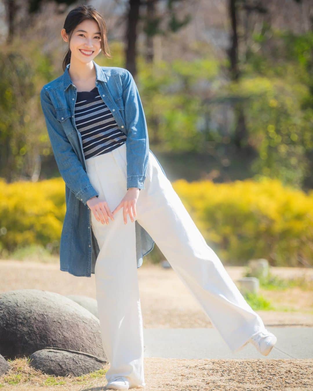 小川沙樹のインスタグラム：「この写真の撮影時は真冬で寒かったけど、まだ外に出れた時で楽しかったな〜🥺 やりたい事がいっぱい溜まってきた!!」