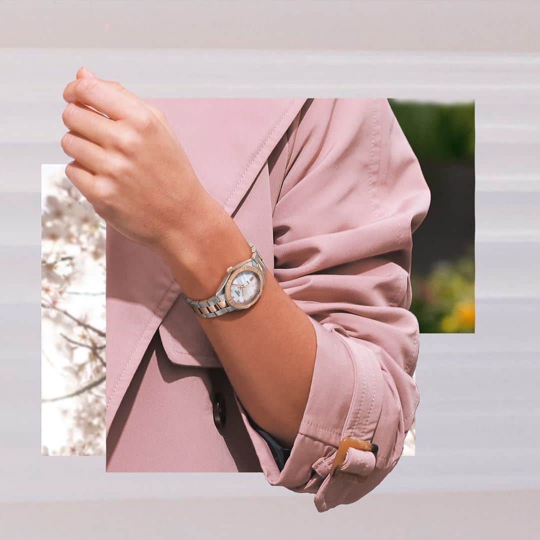のインスタグラム：「Girls! With the Tissot PR 100 Sport Chic, we can tackle anything. #Tissot #PR100SportChic #Sport #Chic」