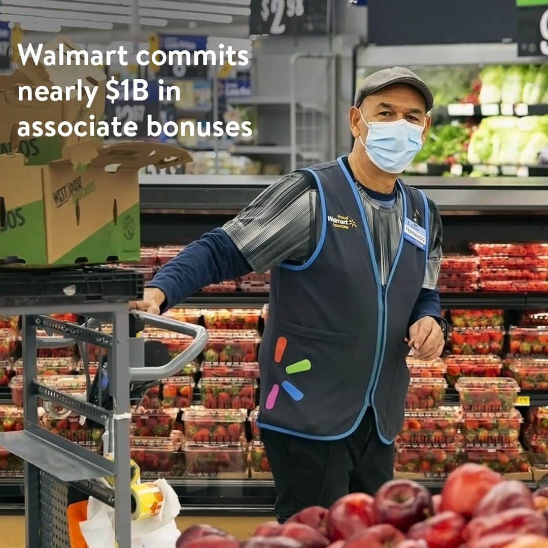Wal-Mart Stores, Incのインスタグラム：「For going above and beyond for communities across America, we’re thrilled to recognize our incredible full and part-time associates with an additional cash bonus this June.」
