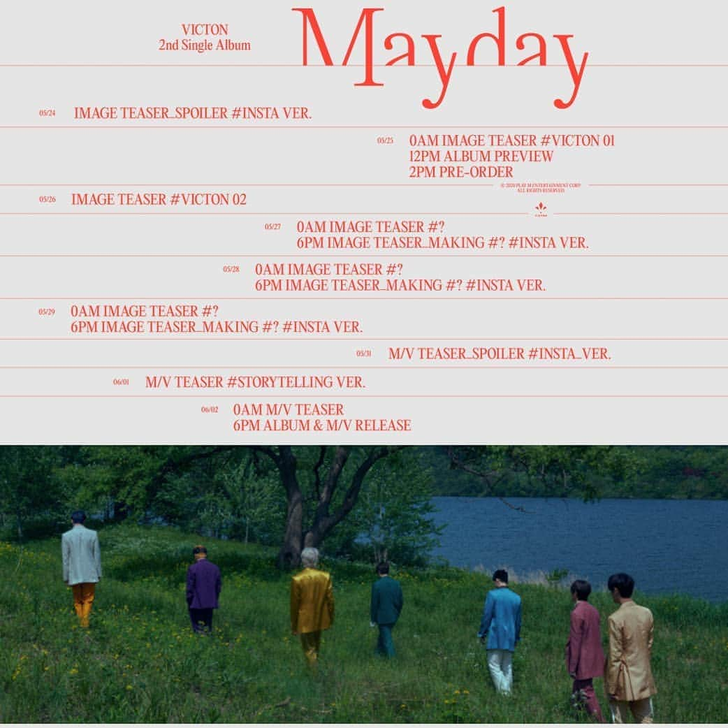 Victonさんのインスタグラム写真 - (VictonInstagram)「[#빅톤] VICTON 2nd SINGLE ALBUM [Mayday] PROMOTION SCHEDULE  #VICTON #Mayday」5月22日 0時00分 - victon1109