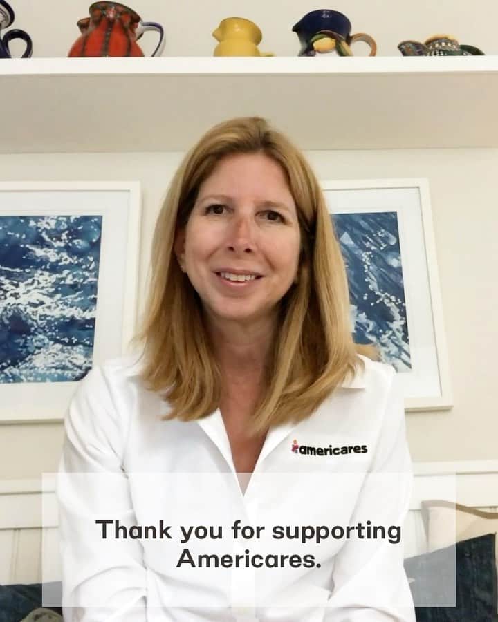 トムズシューズのインスタグラム：「A thank you to all of you from Christine Squires, President and CEO of @americares, TOMS Giving Partner. 💙 // To learn more about how your purchase supports organizations like Americares, head to our link in bio 👆」